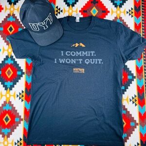 Leadville Race Series “I Commit. I Won’t Quit.” Graphic T-Shirt – Black, Size M